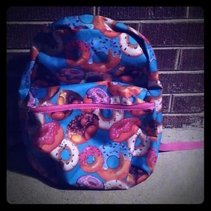 Girls Doughnut themed baxkpack